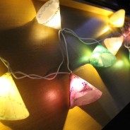 Bunte Lichterkette basteln