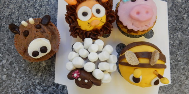 Tier-Muffins dekorieren